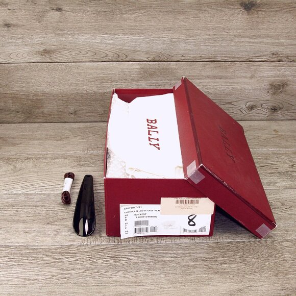 * NIB * $895 Nordstrom BALLY Switzerland US 8 D Chocolate t *add $15 Cedar Trees main image 11